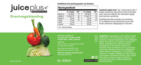 Frugt og Grøntsagsblanding (Healthy Starts 13+)